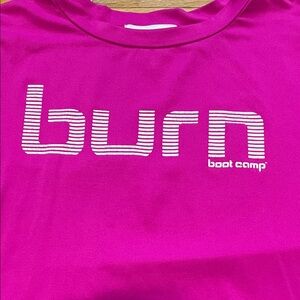 Burn Boot Camp Women's Pink Short Sleeve Tee